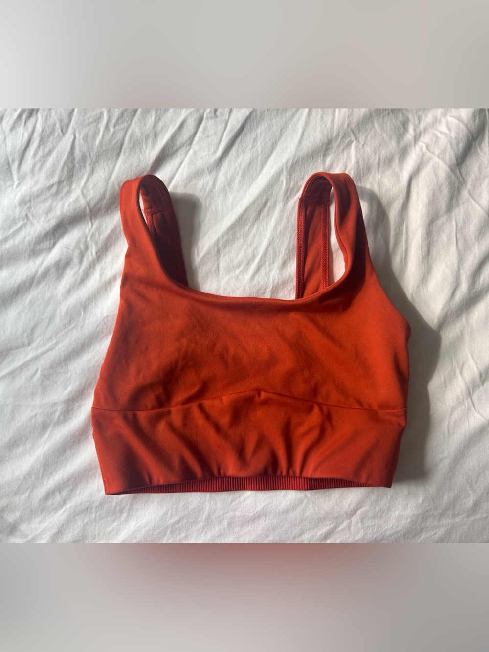 Gymshark Longline Sports Bra in Red Size S